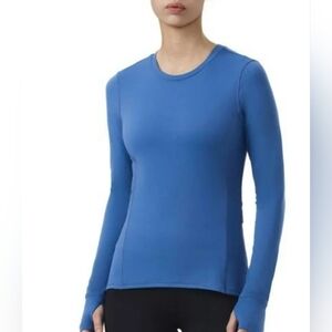 SPYDER Active Women LG Long Sleeve Pullover Activewear Pocket Shirt Thumb Hole